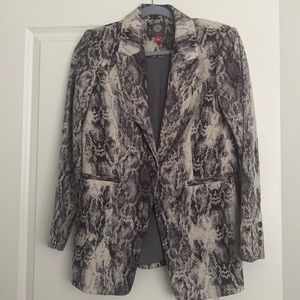 Vince Camuto Blazer Jacket Grey/Taupe Sz 8 New!